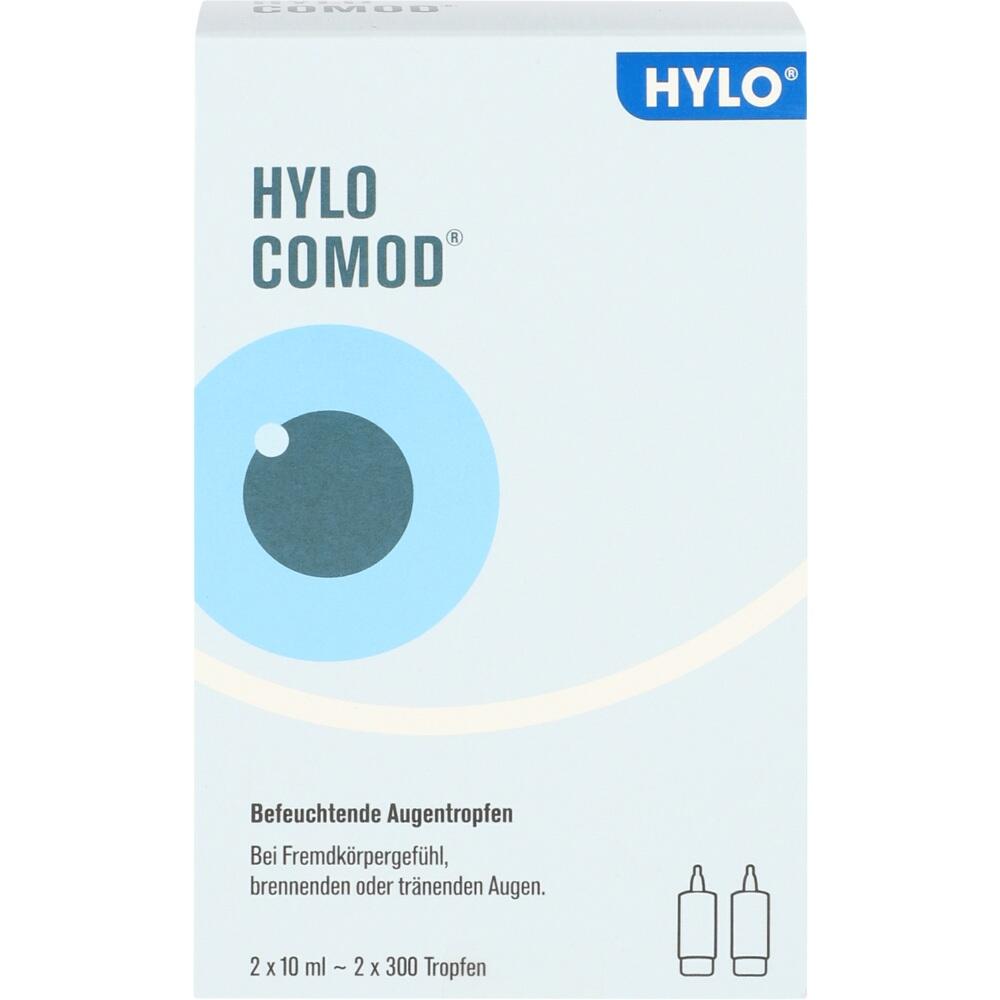 HYLO-COMOD Augentropfen 2X10 ml Augentropfen