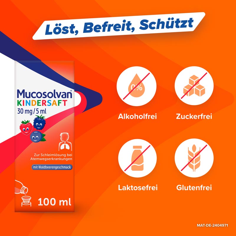 Mucosolvan KINDERSAFT 100 ml L&ouml;sung zum Einnehmen