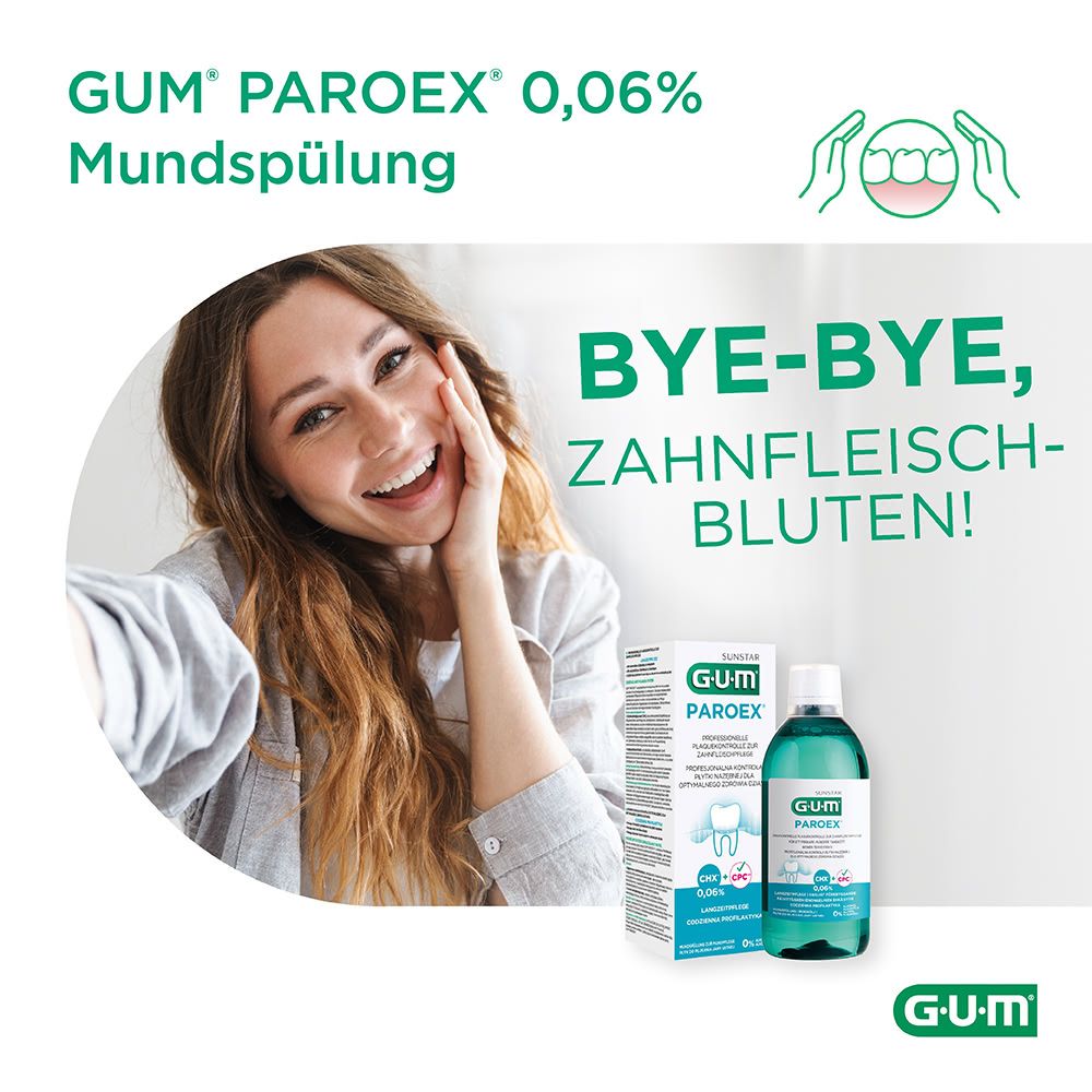 GUM PAROEX Mundspülung 500 ml