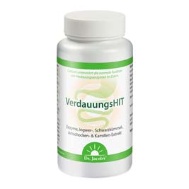 Dr.Jacob's VerdauungsHIT Enzyme Ingwer Schwarzkümmel Kamille