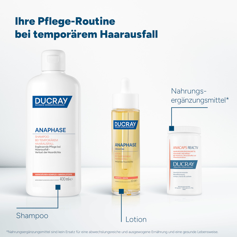 DUCRAY ANAPHASE SHAMPOO BEI TEMPORÄREM HAARAUSFALL 400 ml Shampoo
