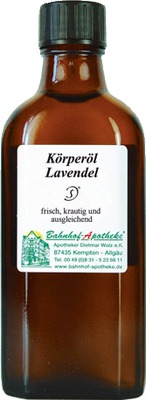 Körperöl Lavendel 100 ml Öl