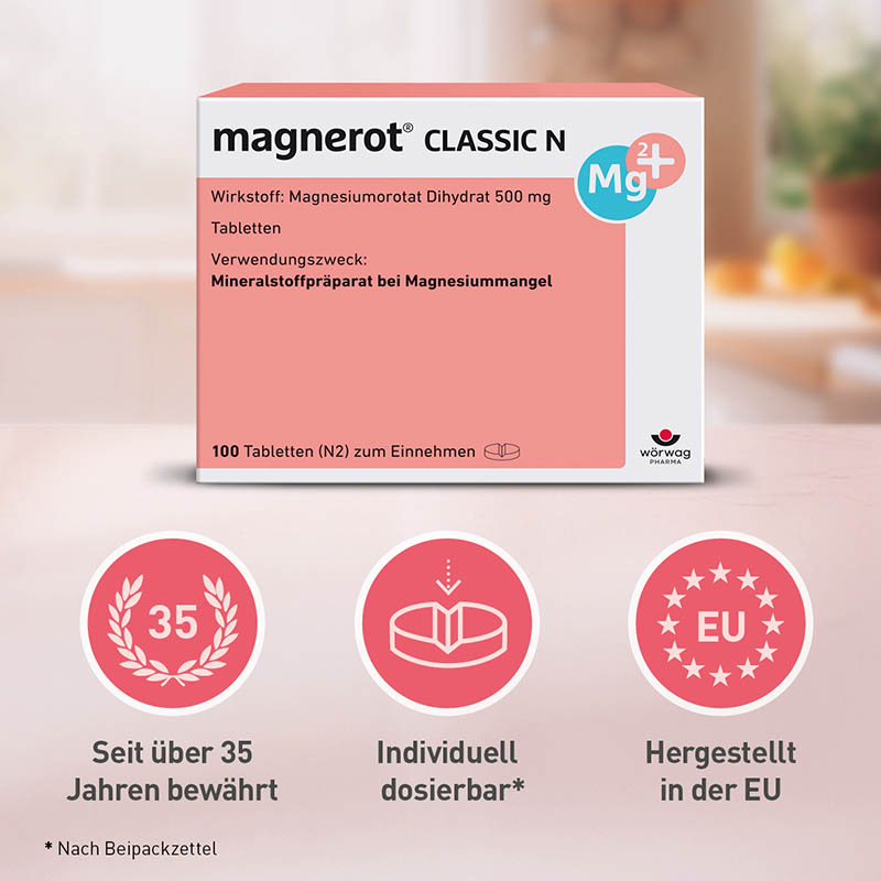 magnerot CLASSIC N 20 St Tabletten