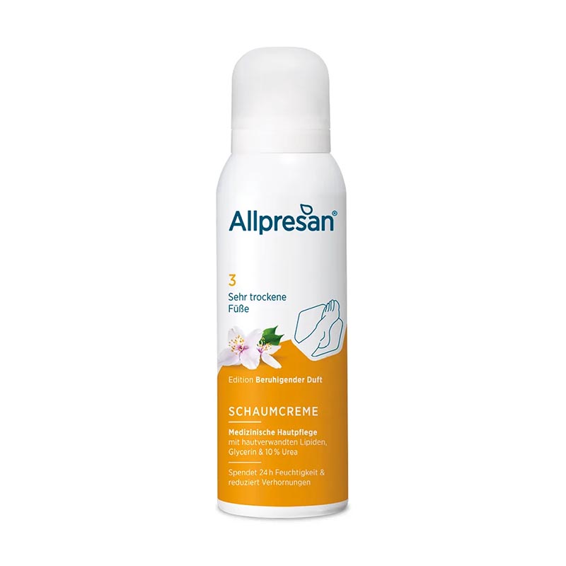 Allpresan fuß spezial SCHAUM-CREME Nr. 3 Mit beruhigendem Duft 125 ml Schaum
