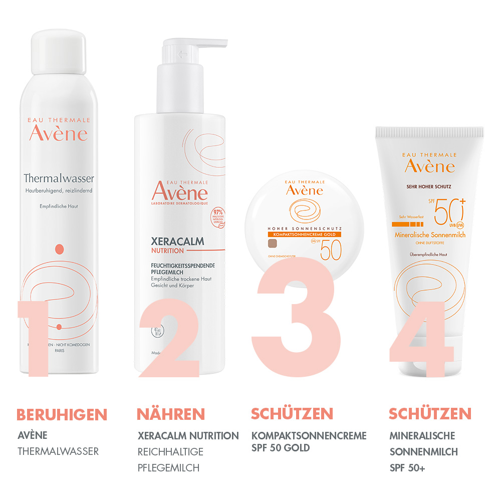 Avène KOMPAKTSONNENCREME GOLD SPF 50  10 g Creme