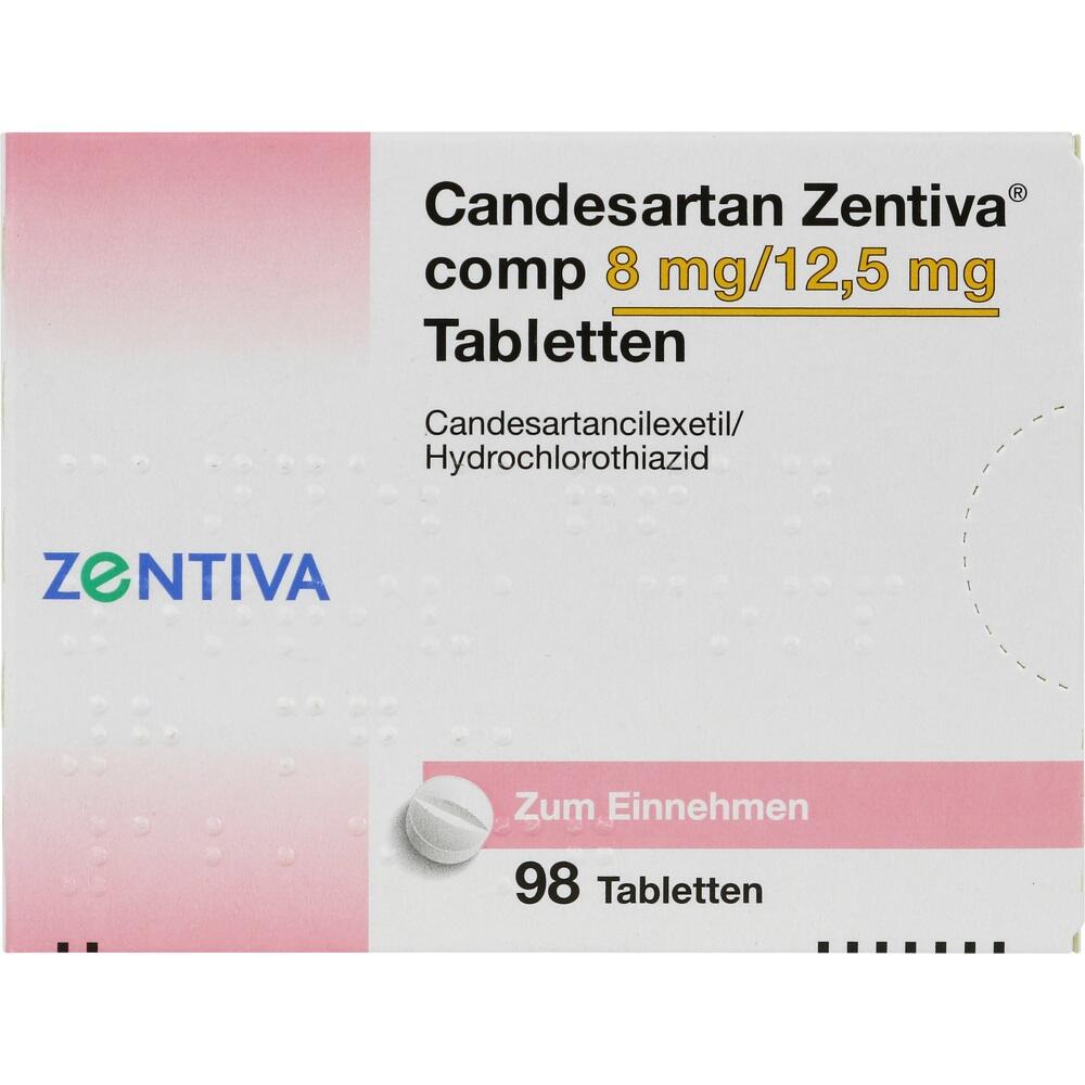 Candesartan Zentiva comp 8mg/12,5mg 98 St Tabletten