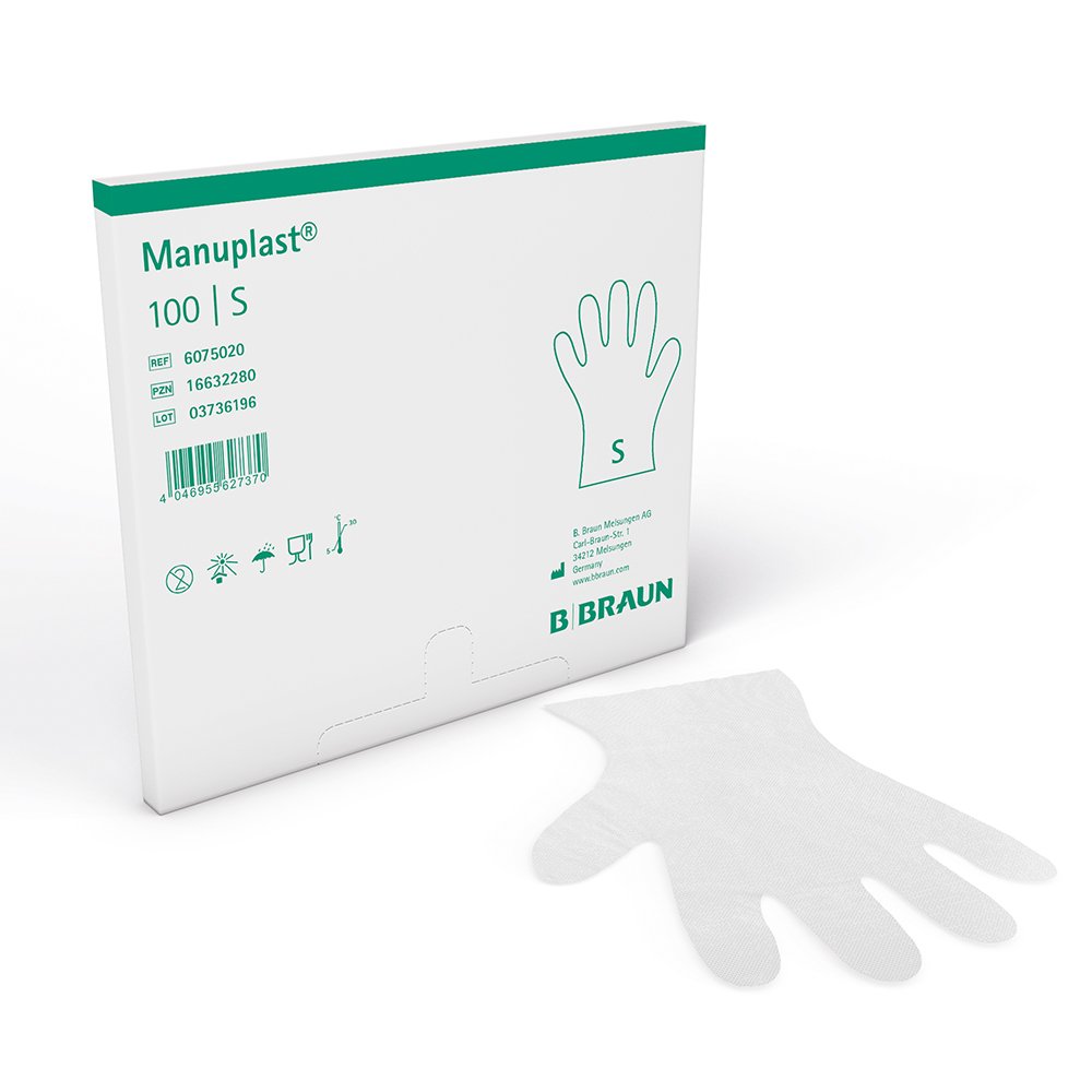 Manuplast Einmal Handschuhe PE Größe S 100 St Handschuhe