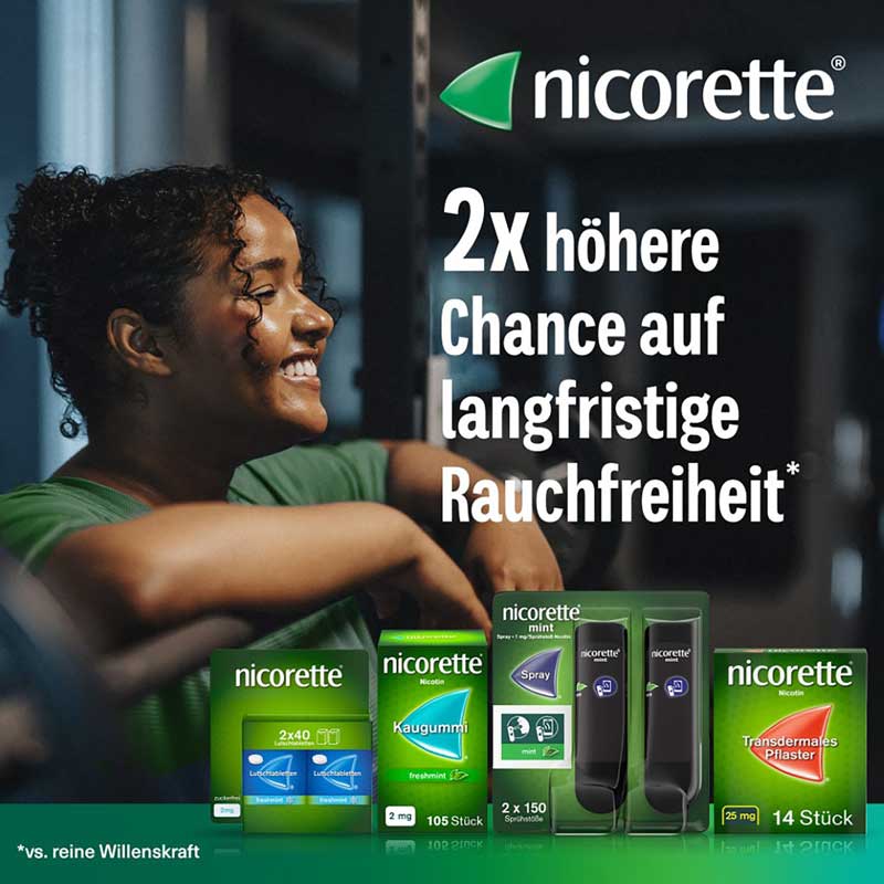 nicorette Fruit zuckerfrei 2 mg 80 St Lutschtabletten