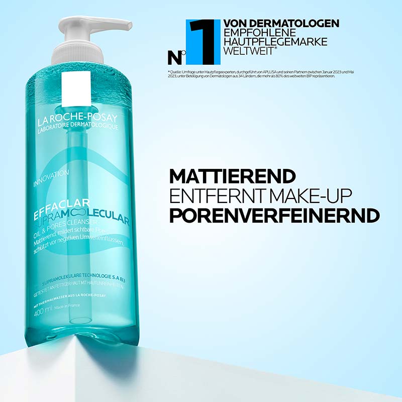 LA ROCHE-POSAY EFFACLAR SUPRAMOLECULAR OIL & PORES CLEANSER 400 ml Gel