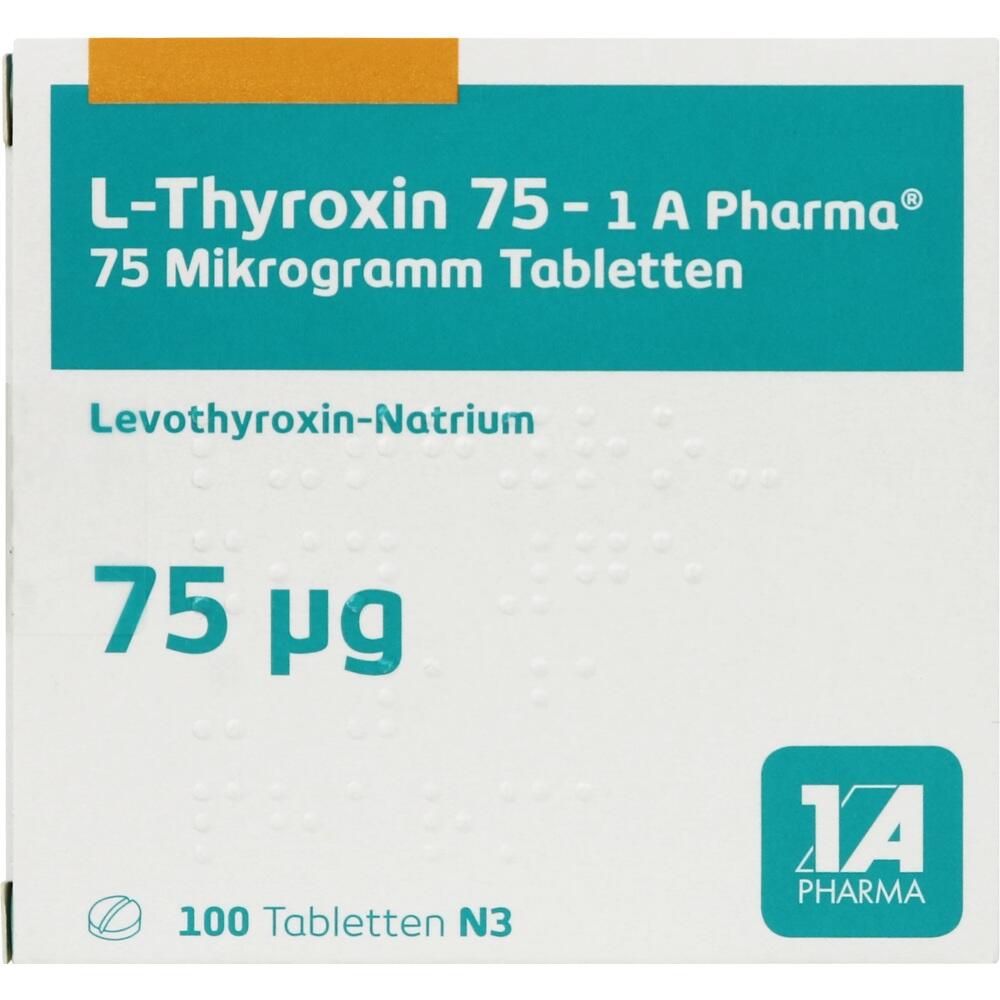 L-Thyroxin 75-1 A Pharma 100 St Tabletten