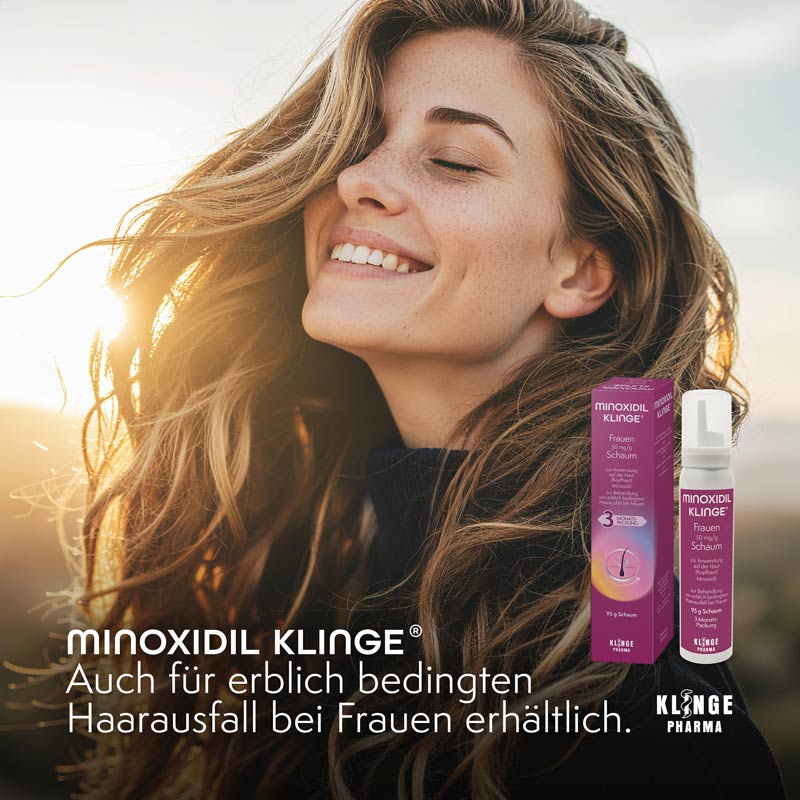 MINOXIDIL KLINGE Männer 50mg/g  190 g Schaum