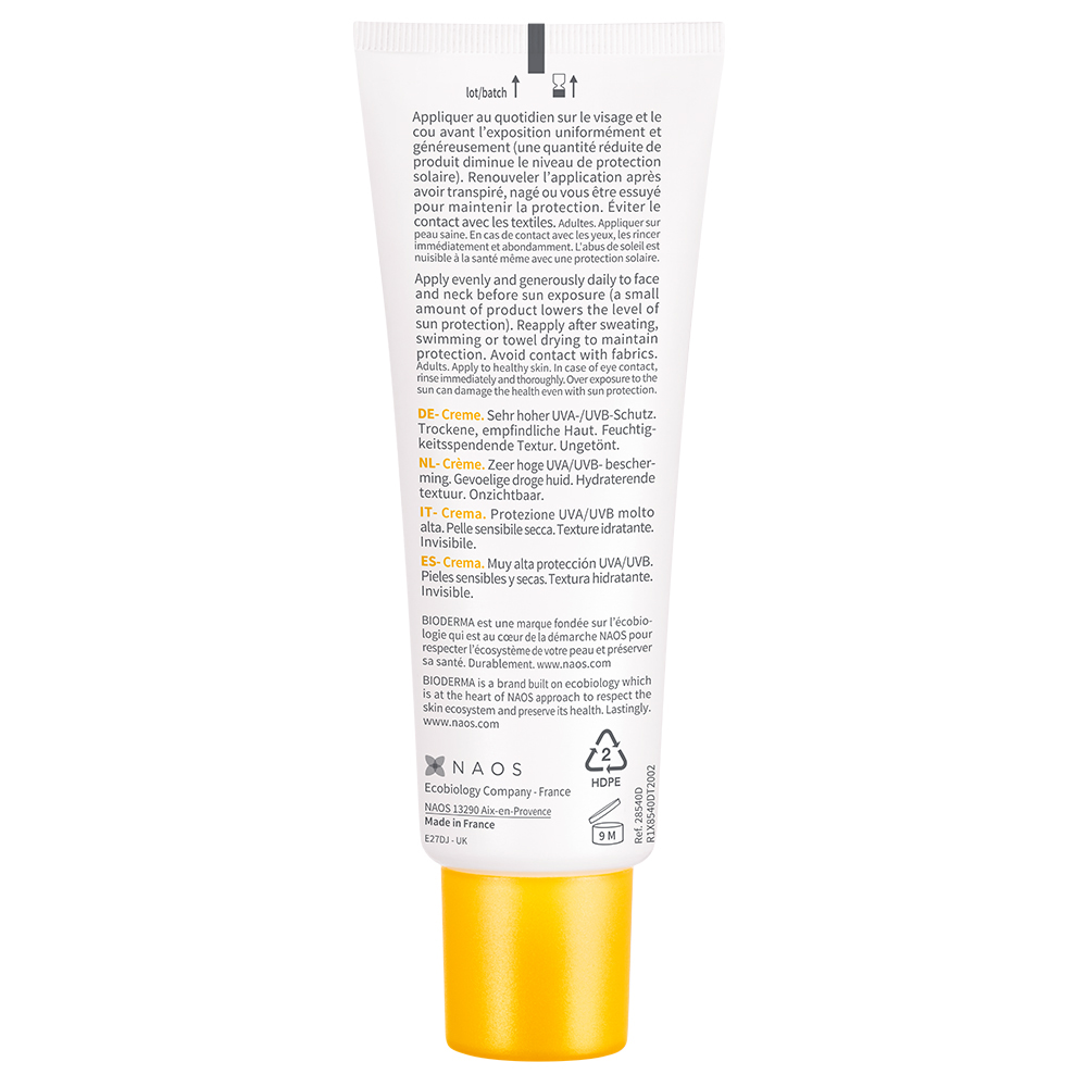 BIODERMA Photoderm Feuchtigkeitsspendende Sonnencreme LSF 50+ ungetönt  40 ml Creme