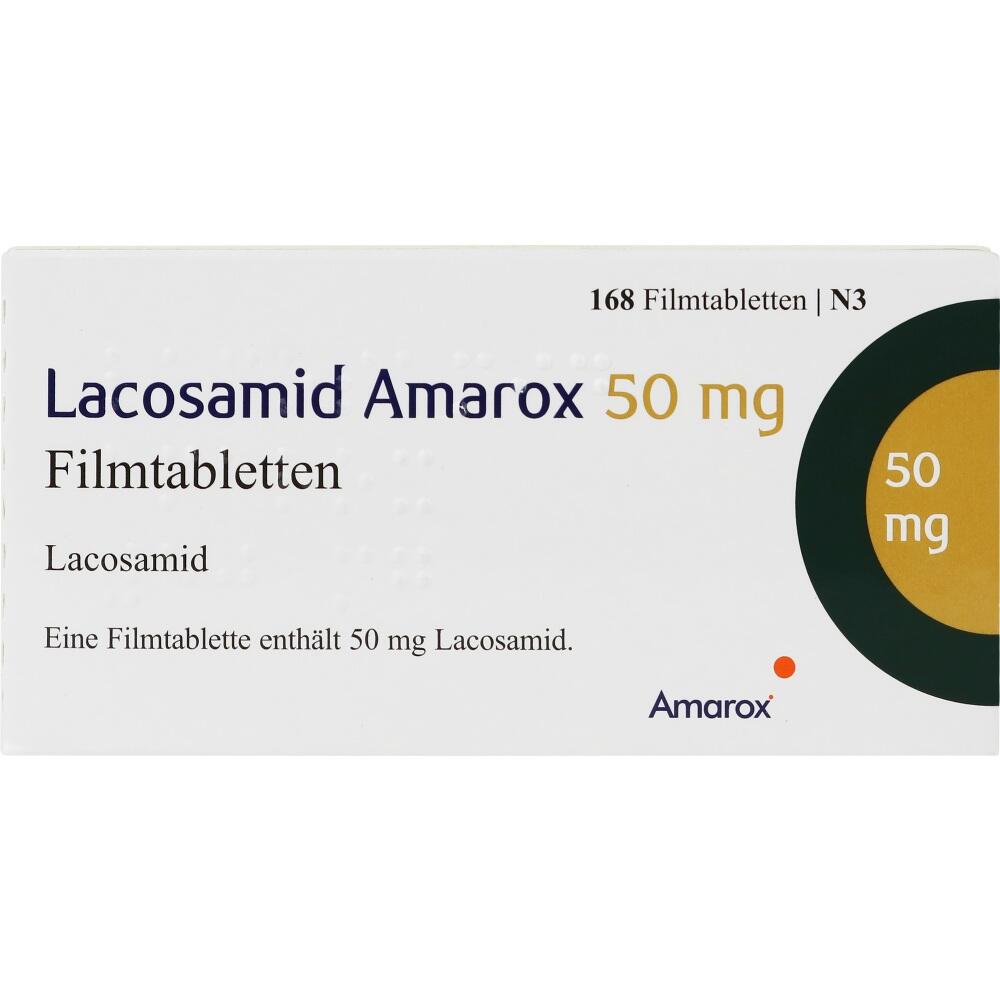 Lacosamid Amarox 50 mg 168 St Filmtabletten