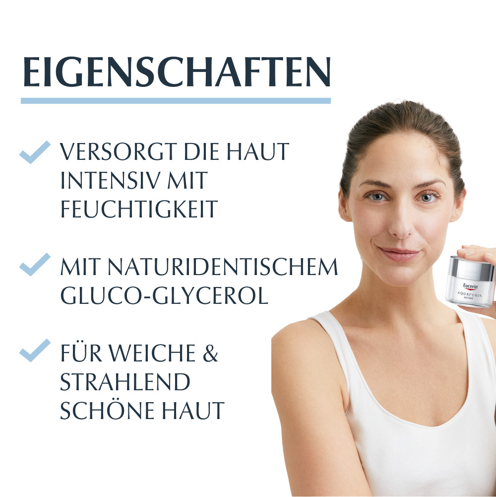 Eucerin AQUAporin ACTIVE für trockene Haut 50 ml Creme