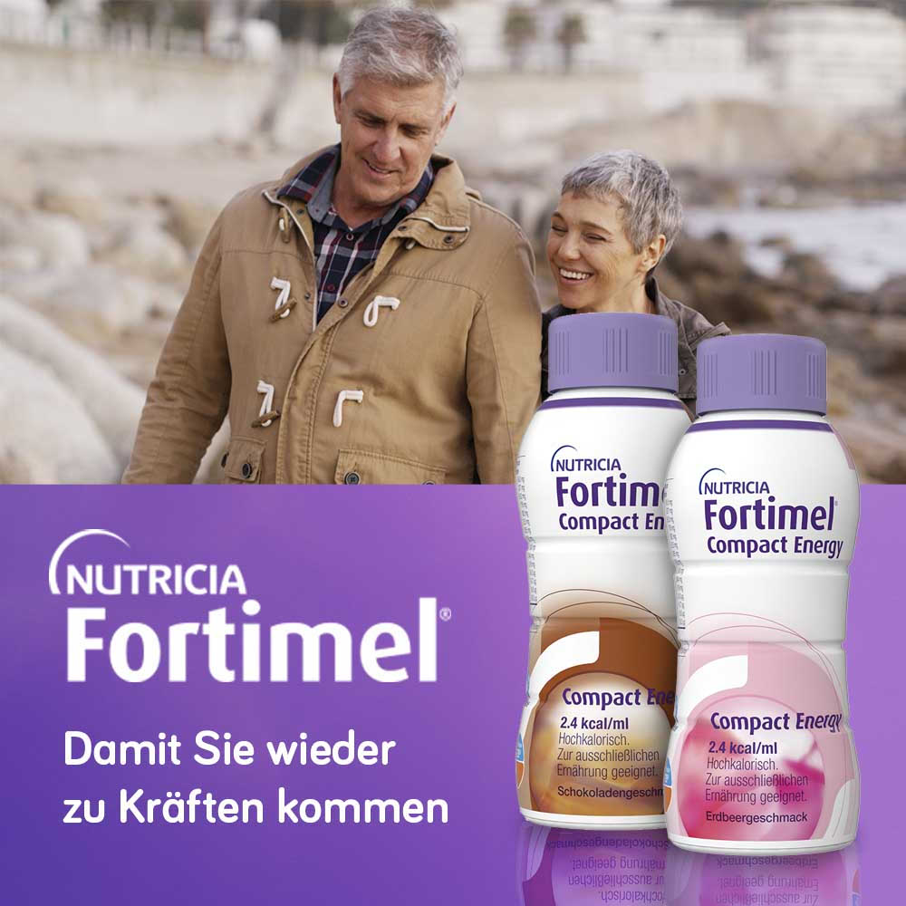 Fortimel Compact Energy  Trinknahrung Schokolade 8X4X300 ml Flüssigkeit