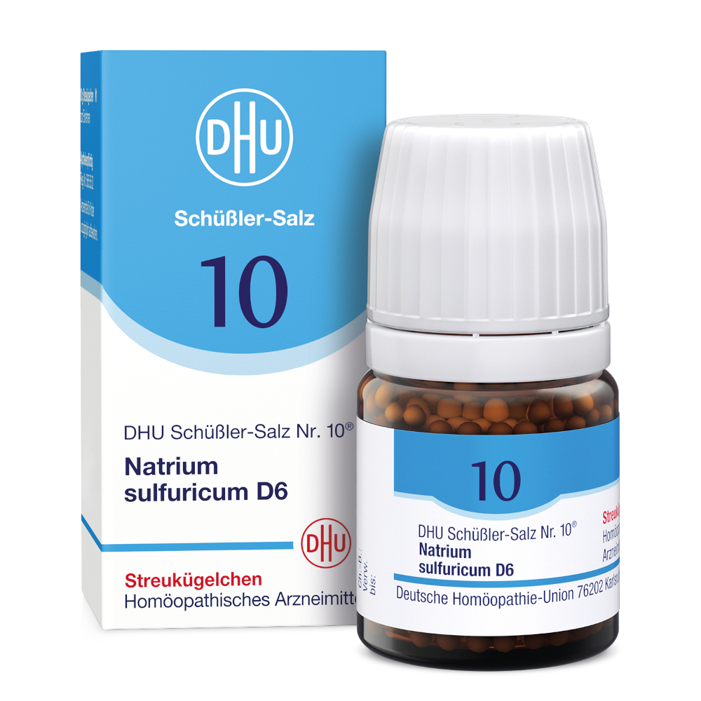 DHU Schüssler-Salz Nr. 10 Natrium sulfuricum D 6 Globuli 10 g Globuli