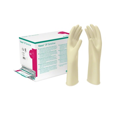 Vasco OP Sensitive Pf Steril Latex Gr. 6 2 St Handschuhe
