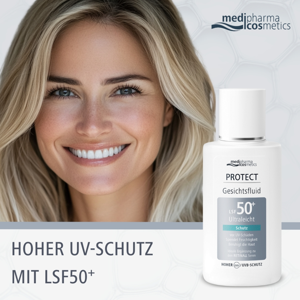 medipharma cosmetics Protect Gesichtsfluid LSF 50+ 50 ml Creme
