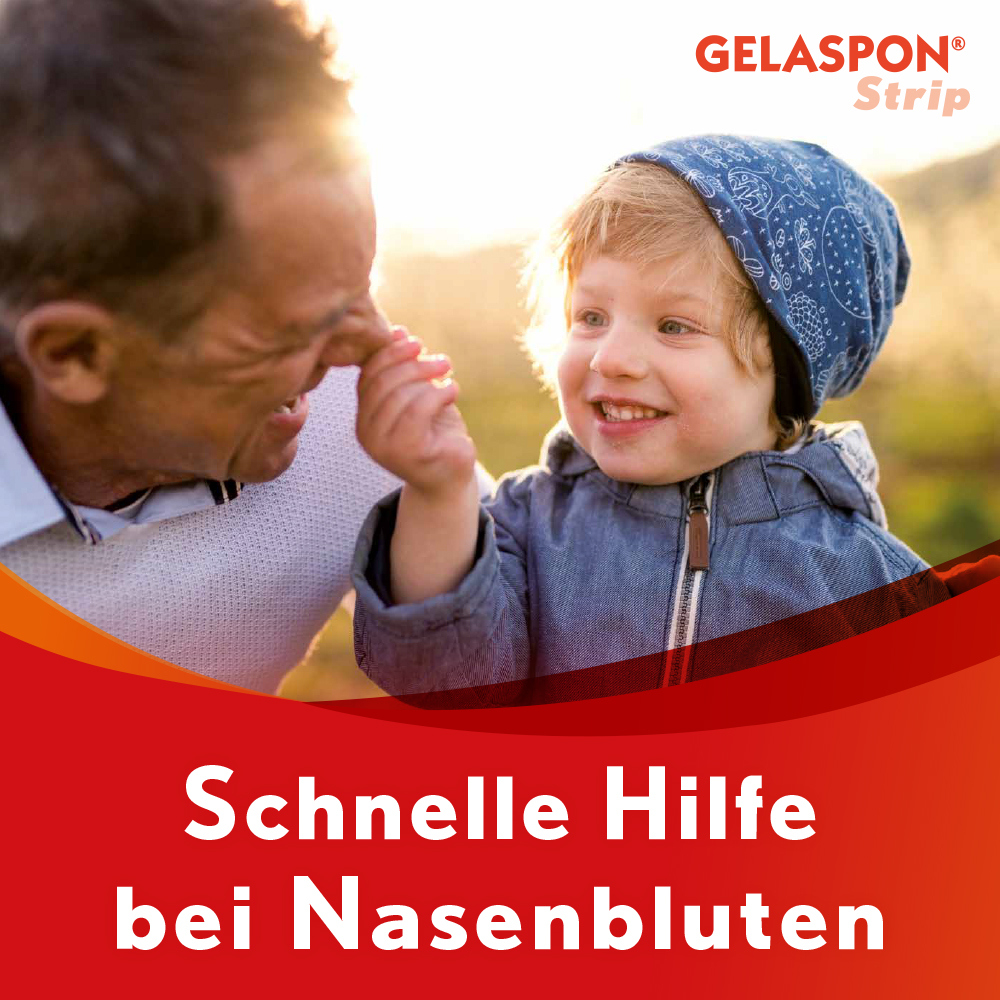 Gelaspon Strip zur Blutstillung und Wundversorgung 4 St Streifen