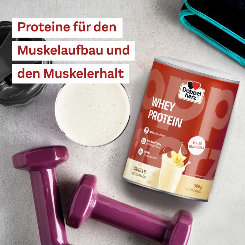 Doppelherz WHEY PROTEIN VANILLE-GESCHMACK 300 g Pulver