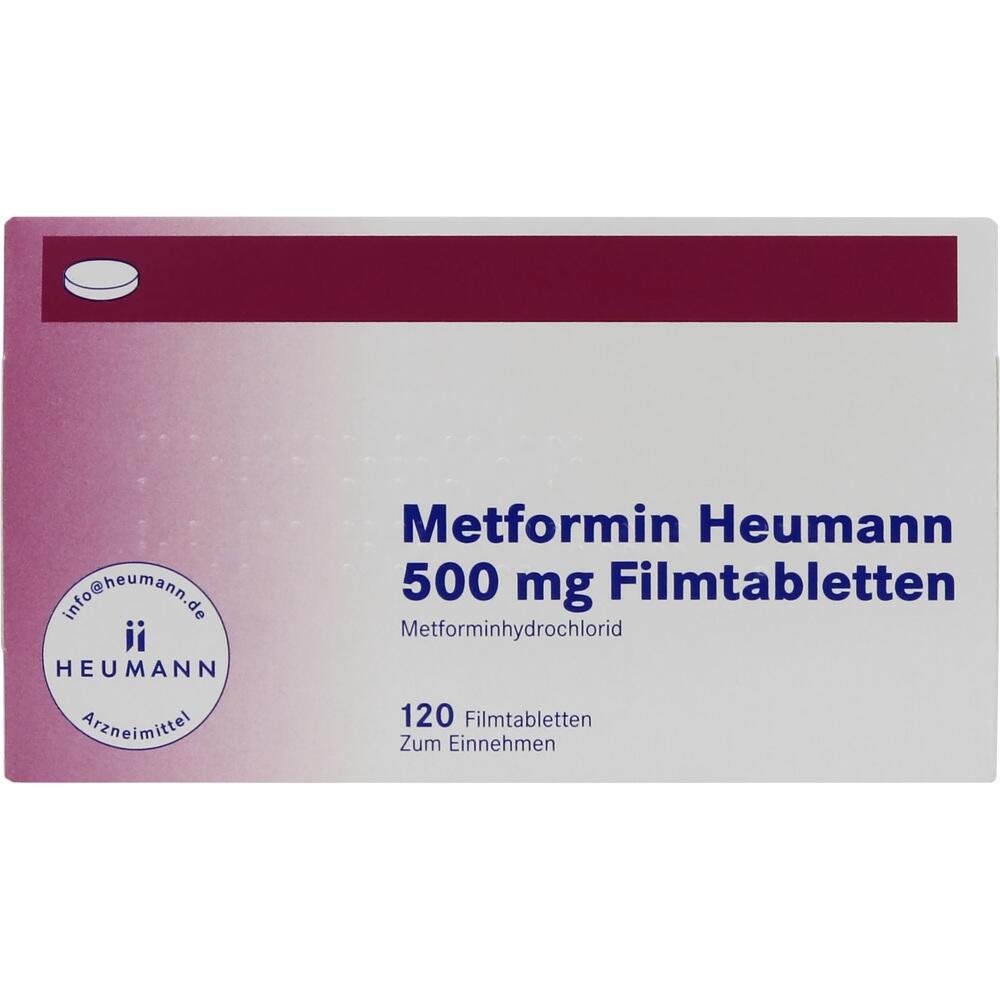Metformin Heumann 500 mg 120 St Filmtabletten