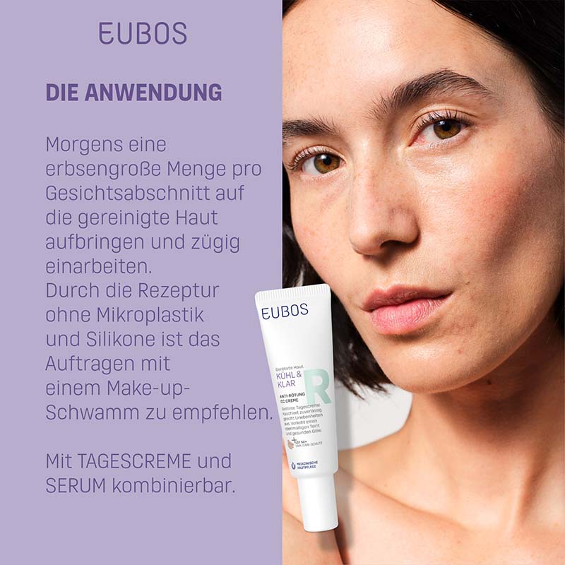 EUBOS KÜHL & KLAR Anti-Rötung CC Creme LSF50 30 ml Creme