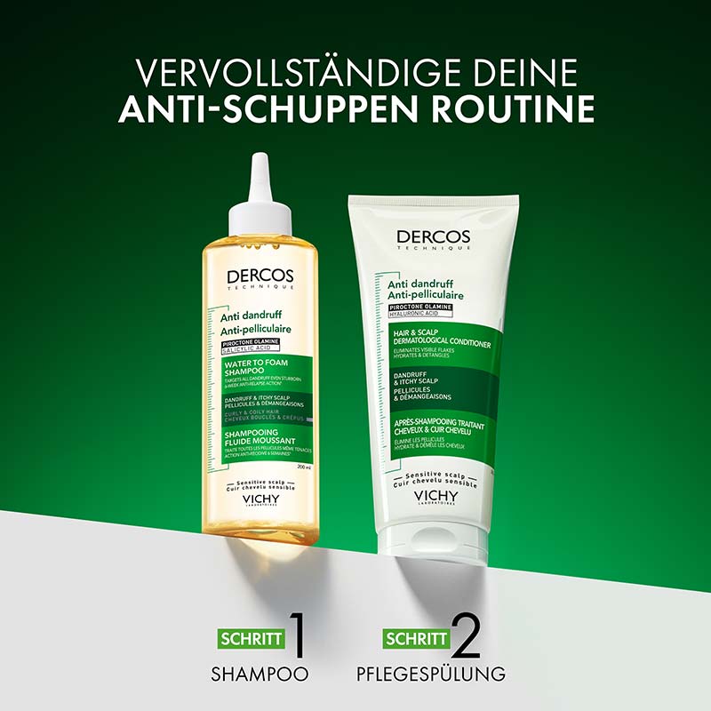 VICHY DERCOS ANTI SCHUPPEN SHAMPOO Locken 200 ml Shampoo