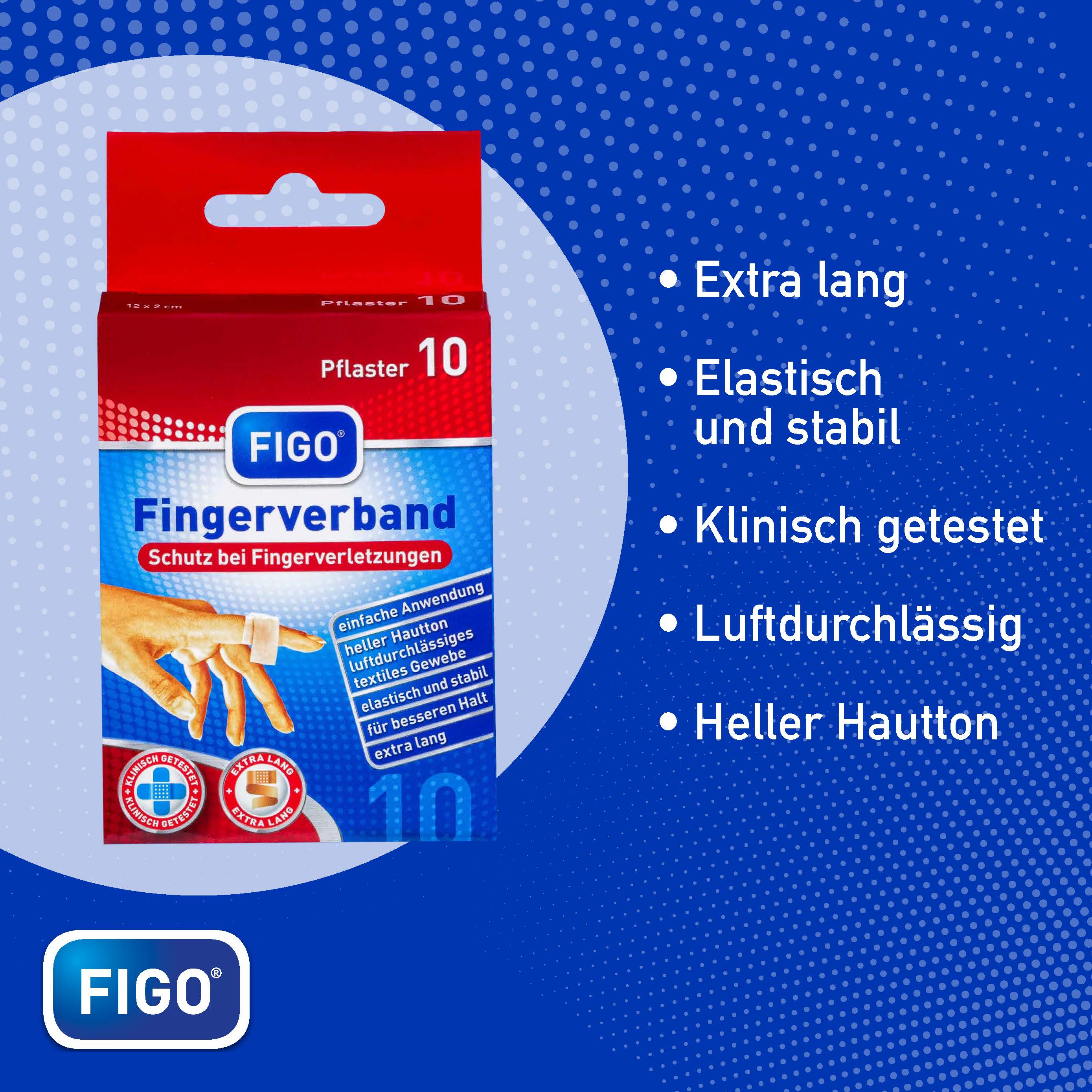 Figo Fingerverband 10 St Pflaster