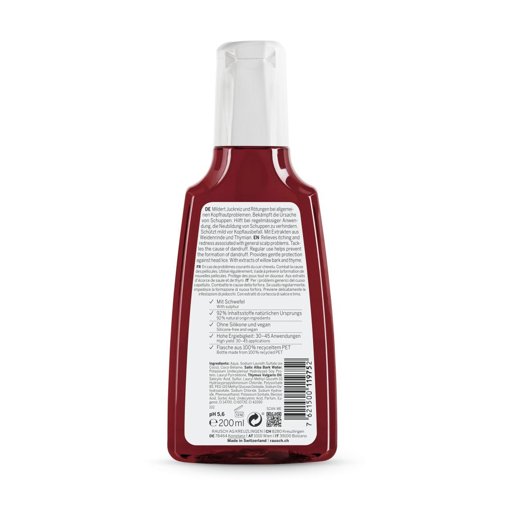 RAUSCH Spezial-Shampoo mit Weidenrinde 200 ml 200 ml Shampoo