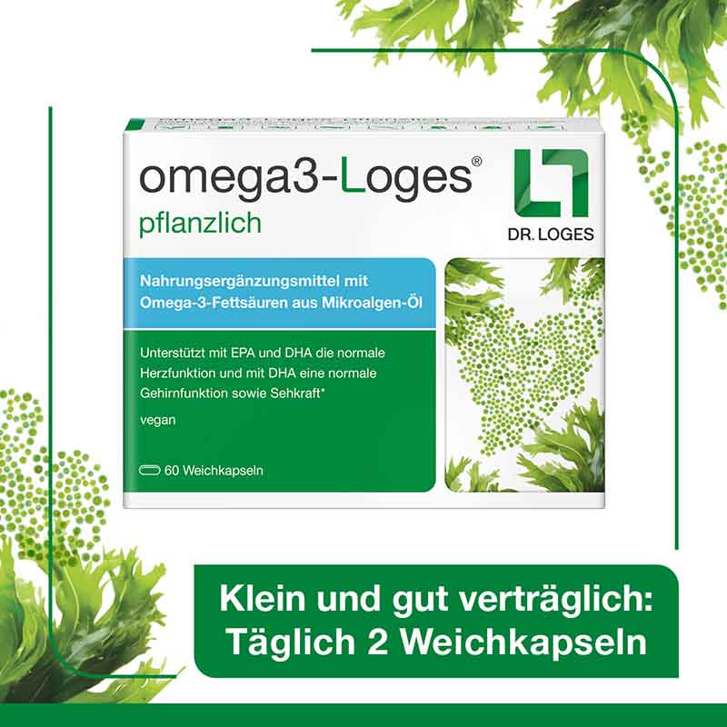 omega3-Loges pflanzlich 120 St Kapseln