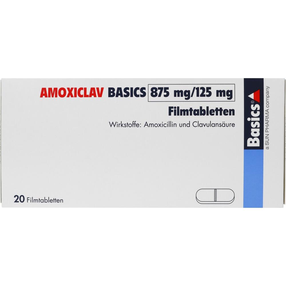 AMOXICLAV BASICS 875mg/125mg 20 St Filmtabletten