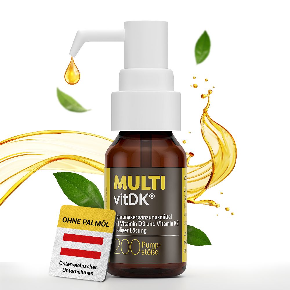 MULTI vitDK Vitamin D3 + K2 10 ml Pumplösung