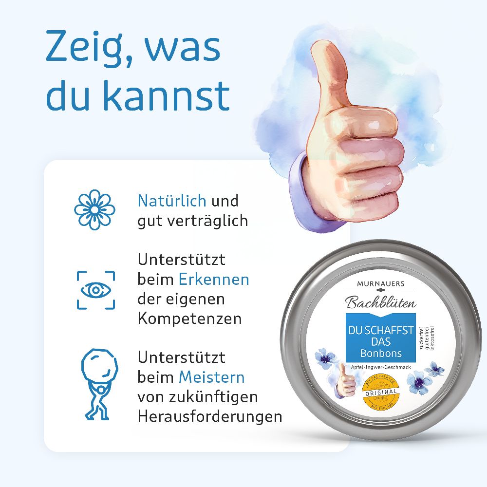 MURNAUERS Bachblüten Du schaffst das Bonbons 50 g Bonbons