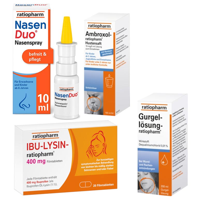 Erkältungsset ratiopharm 1 Sparset