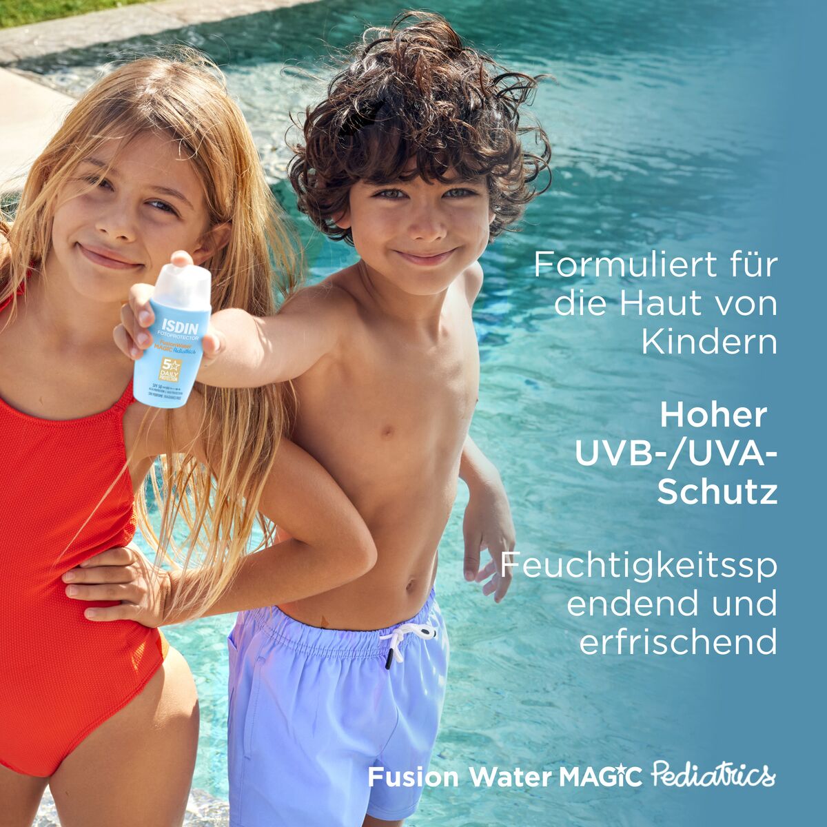 ISDIN Pediatrics FusionWater MAGIC Kinder Sonnencreme 50 50 ml Emulsion