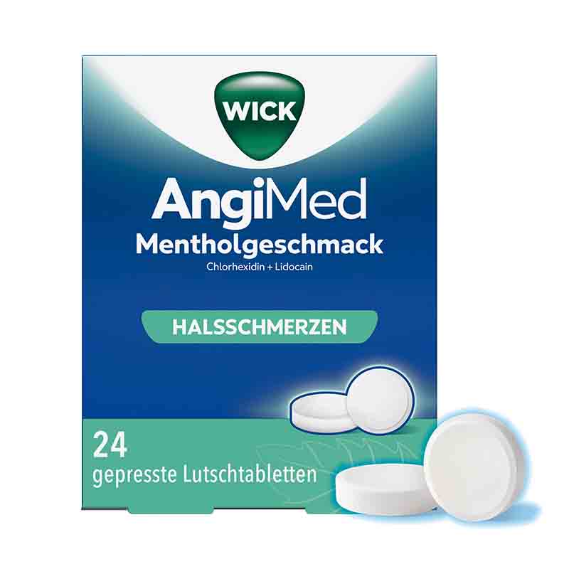WICK AngiMed Mentholgeschmack  24 St Lutschtabletten