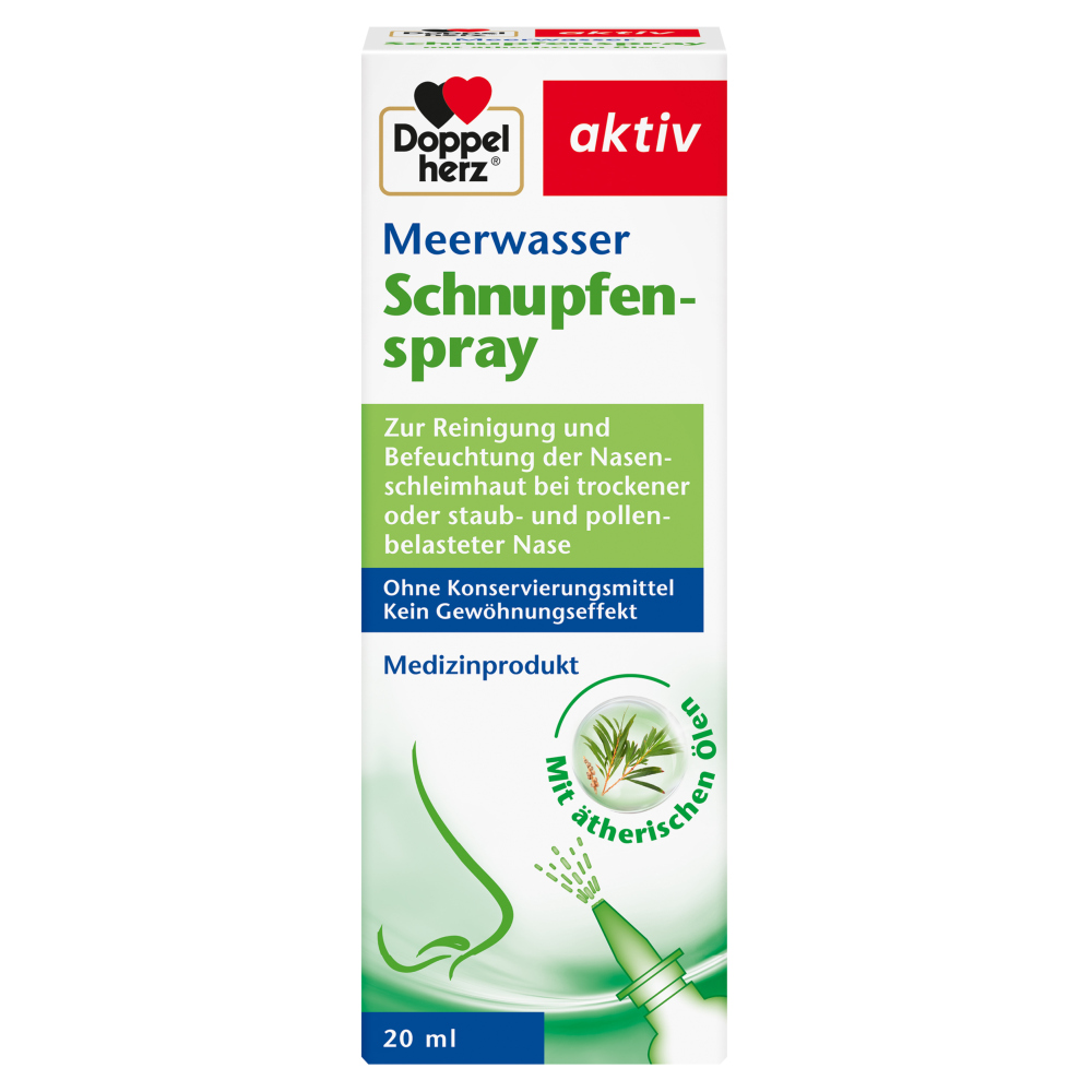 Doppelherz aktiv Meerwasser Schnupfenspray 20 ml Spray
