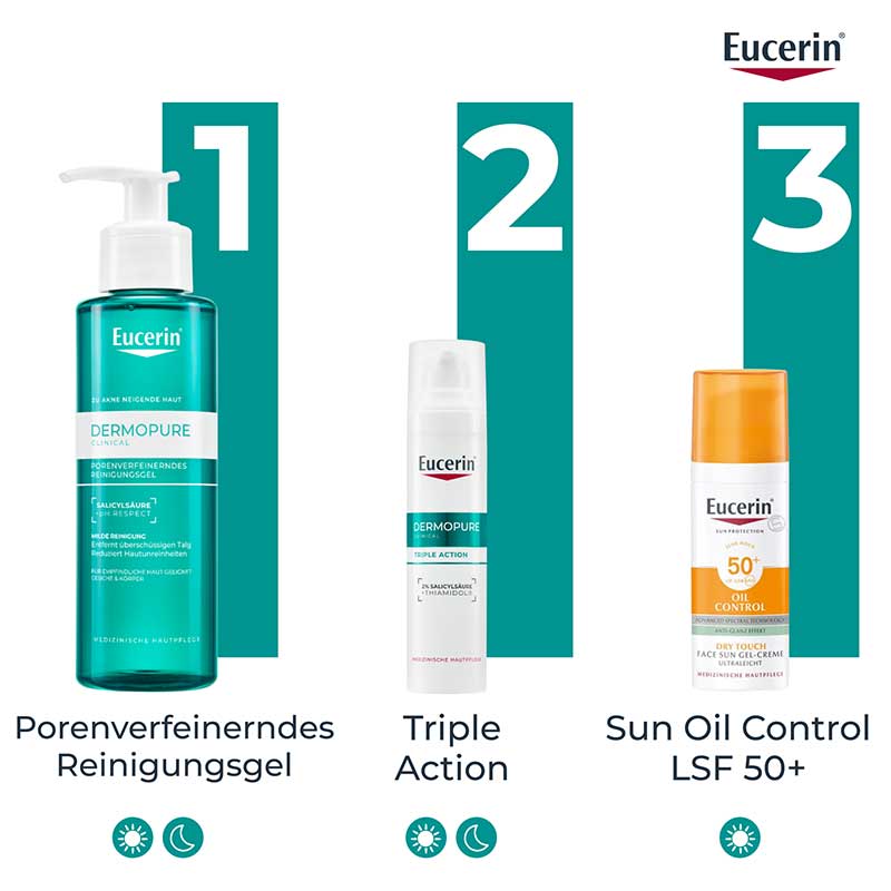 Eucerin DERMOPURE CLINICAL PORENVERFEINERNDES REINIGUNGSGEL 200 ml Gel