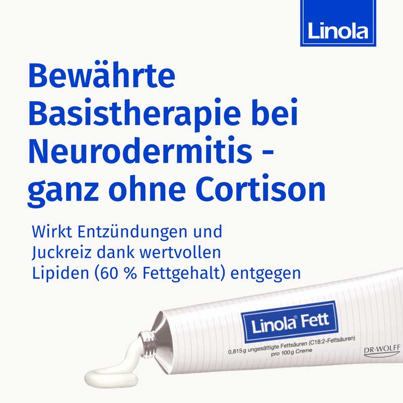 Linola Fett - bei Neurodermitis 150 g Creme