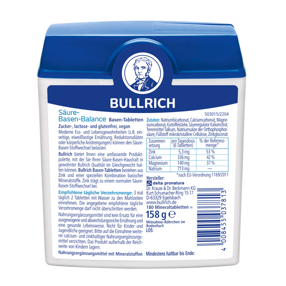 BULLRICH Säure-Basen-Balance  180 St Tabletten