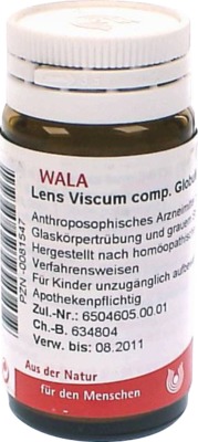 WALA Lens Viscum comp. velati 20 g Globuli
