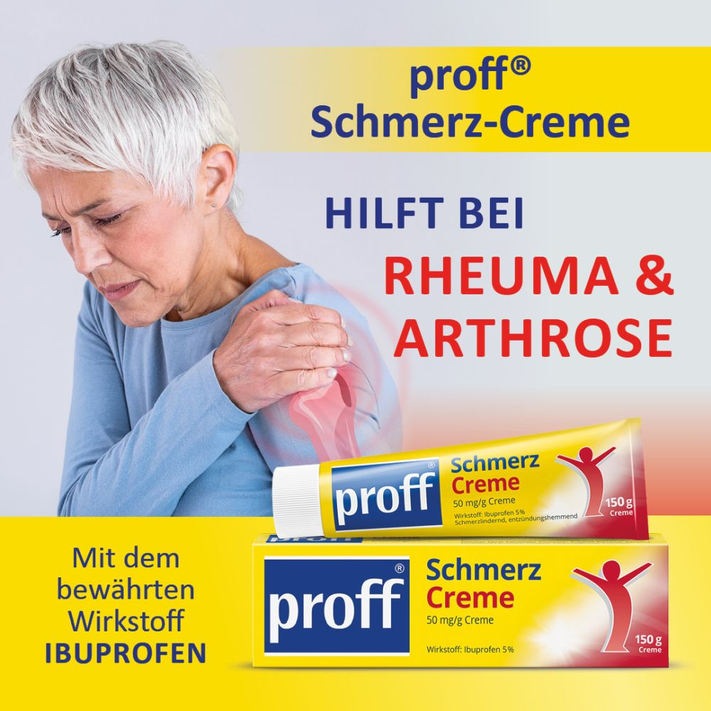 Proff Schmerzcreme 100g Doppelpack 2X100 g Creme