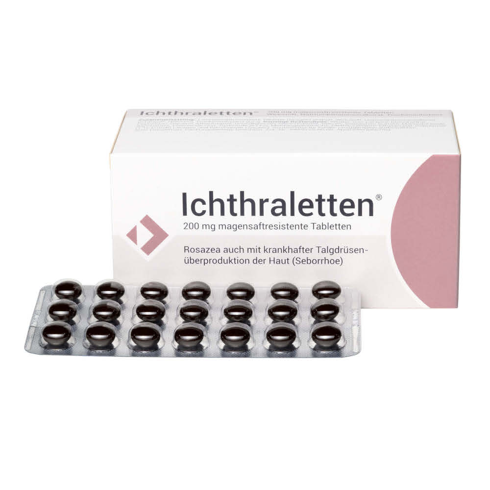 Ichthraletten 200 mg magensaftresistente Tabletten 84 St Tabletten magensaftresistent
