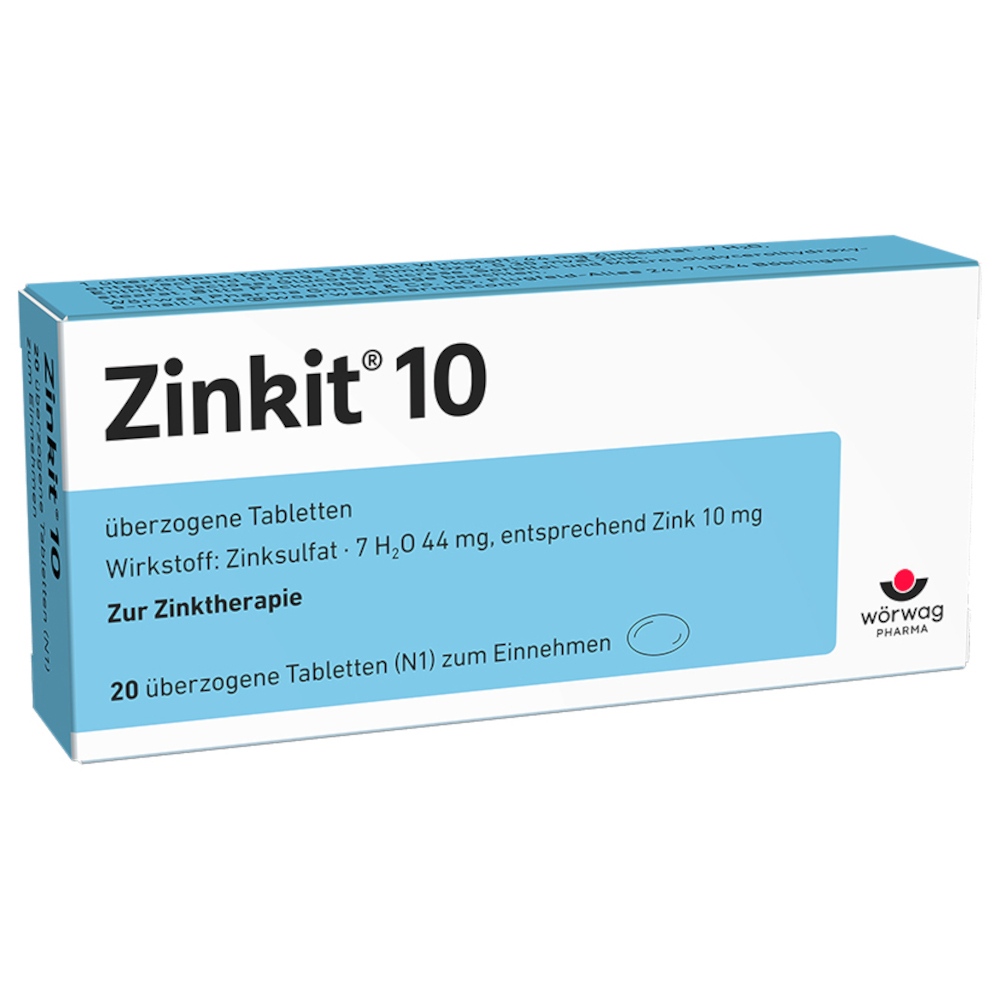 Zinkit 10 20 St Überzogene Tabletten