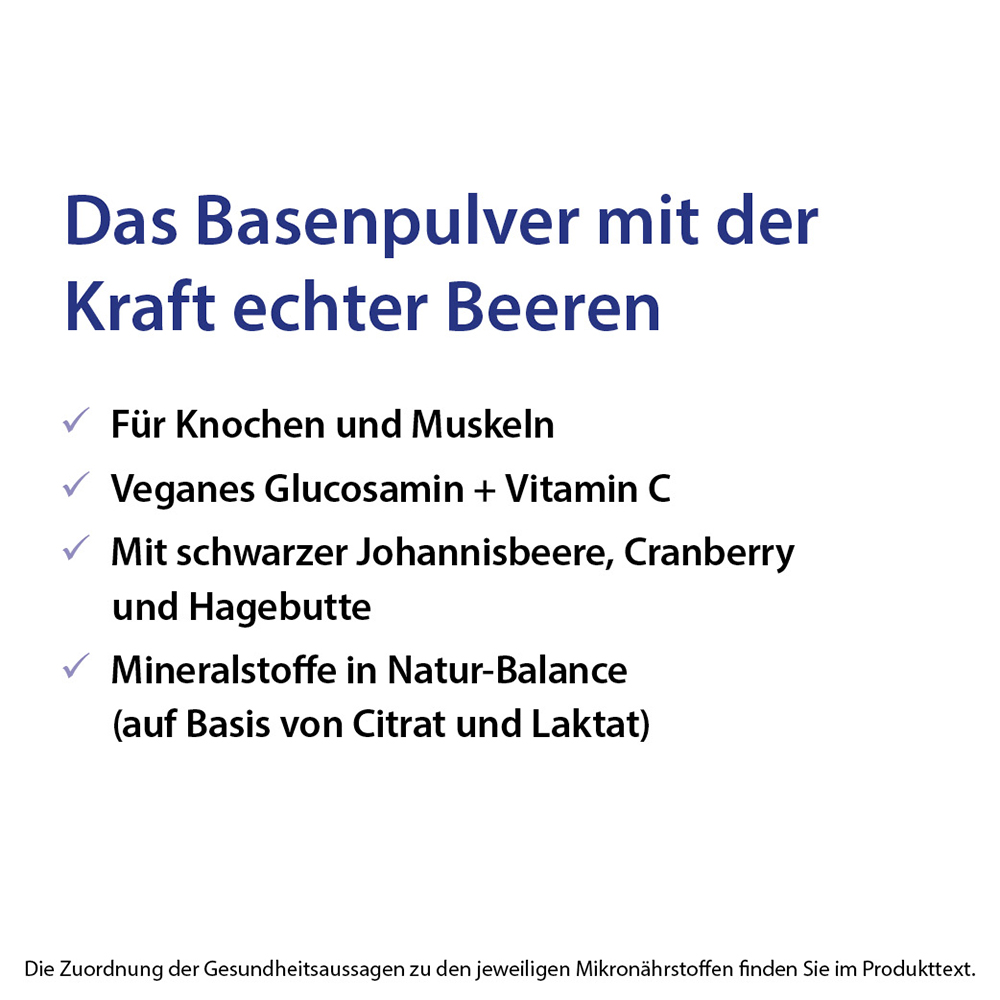 Dr. Jacob's pHysioBase Basen-Citrat-Basenpulver + Glucosamin