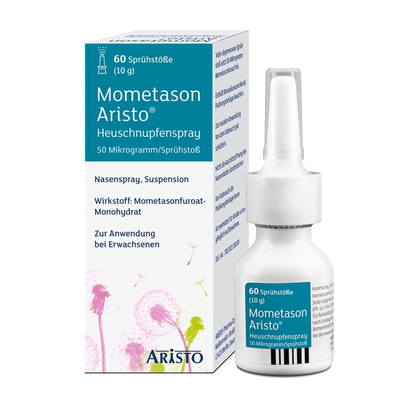 Mometason Aristo Heuschnupfenspray 50 µg/Sprühstoß 10 g Nasenspray