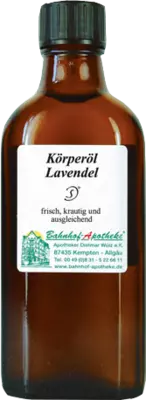 Körperöl Lavendel 100 ml Öl