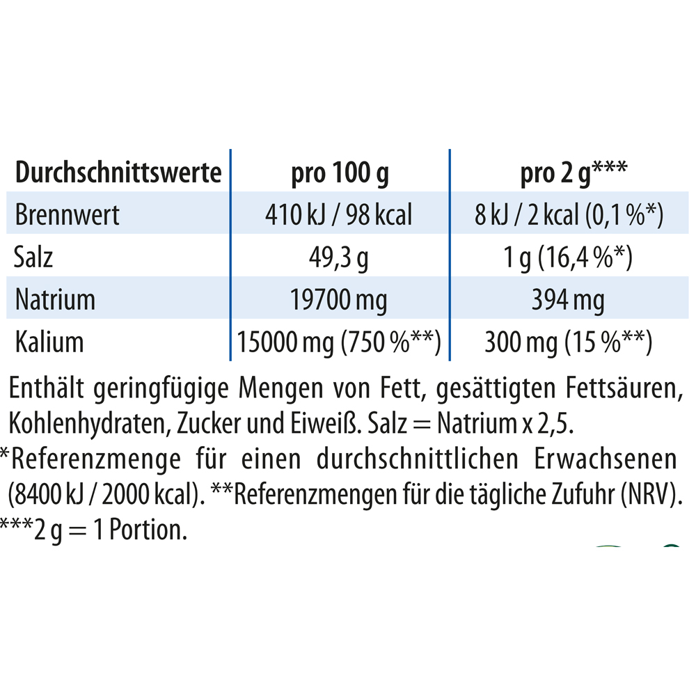 Dr. Jacob's Blutdruck-Salz mit Kalium Salzersatz