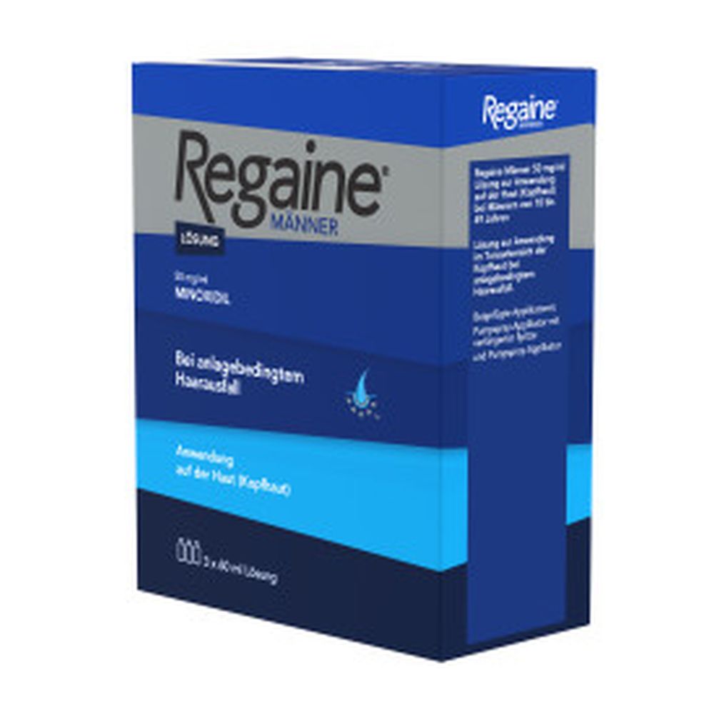 Regaine MÄNNER Lösung (3 Monats Packung) bei erblich bedingtem Haarausfall