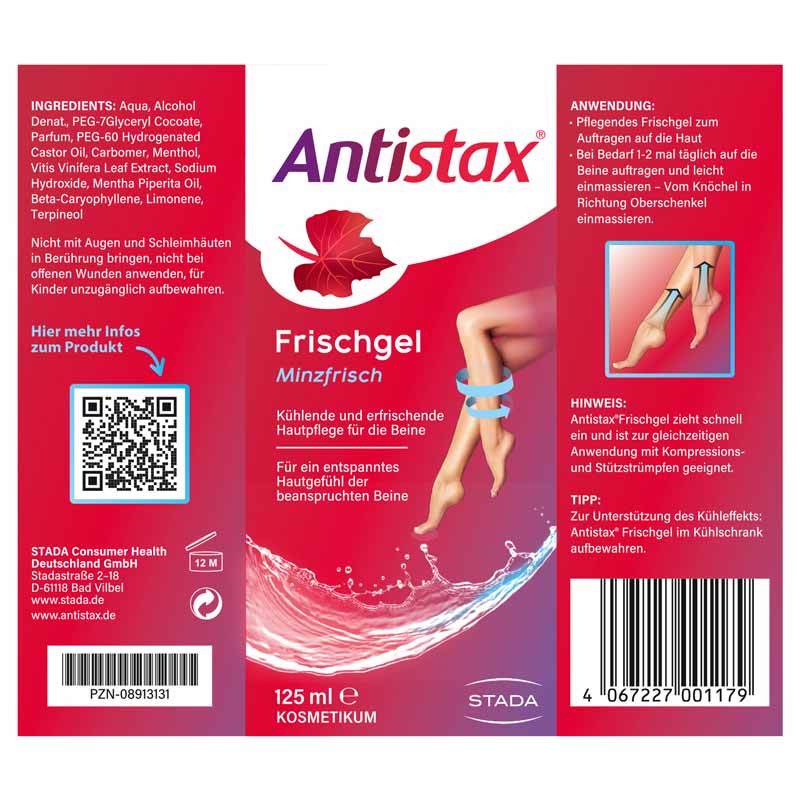 Antistax Frischgel 125 ml Gel